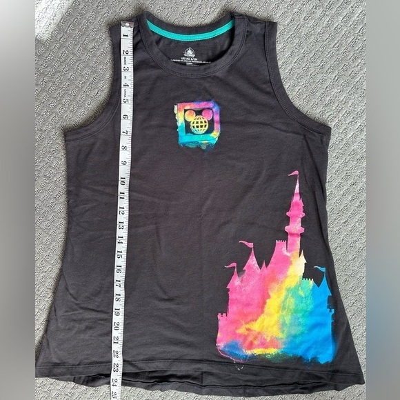 Disney  Castle Disneyworld Rainbow Tank Top. Size Small - Picture 4 of 5